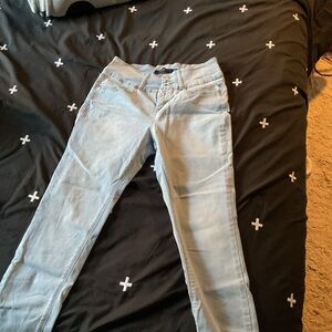 One 5 One Women's Light Blue Straight Leg Jeans